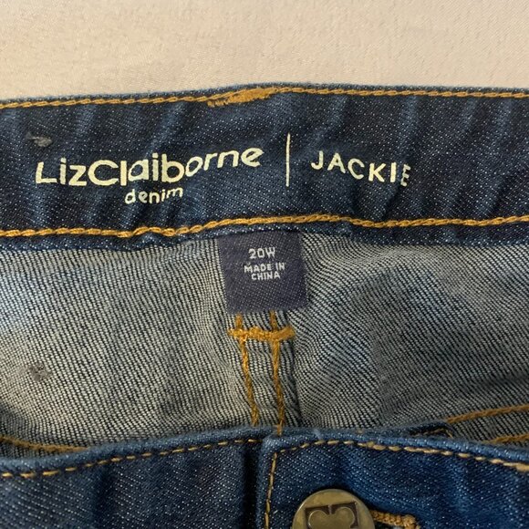 Liz Claiborne Jackie Jeans Plus 20W - Picture 2 of 6